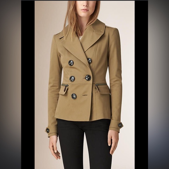 Burberry Brit Double-Breasted Jacket – Women's